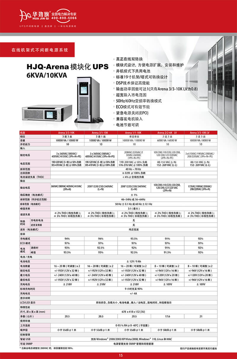 HJQ-Arena-模块化-UPS-6KVA10KVA详情